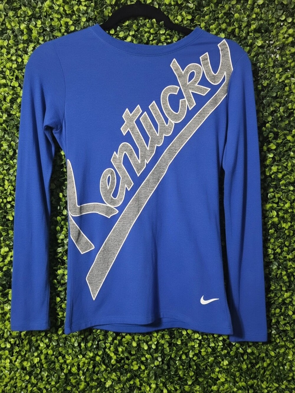 Nike Kids Blue Kentucky Long Sleeve Tee Size S